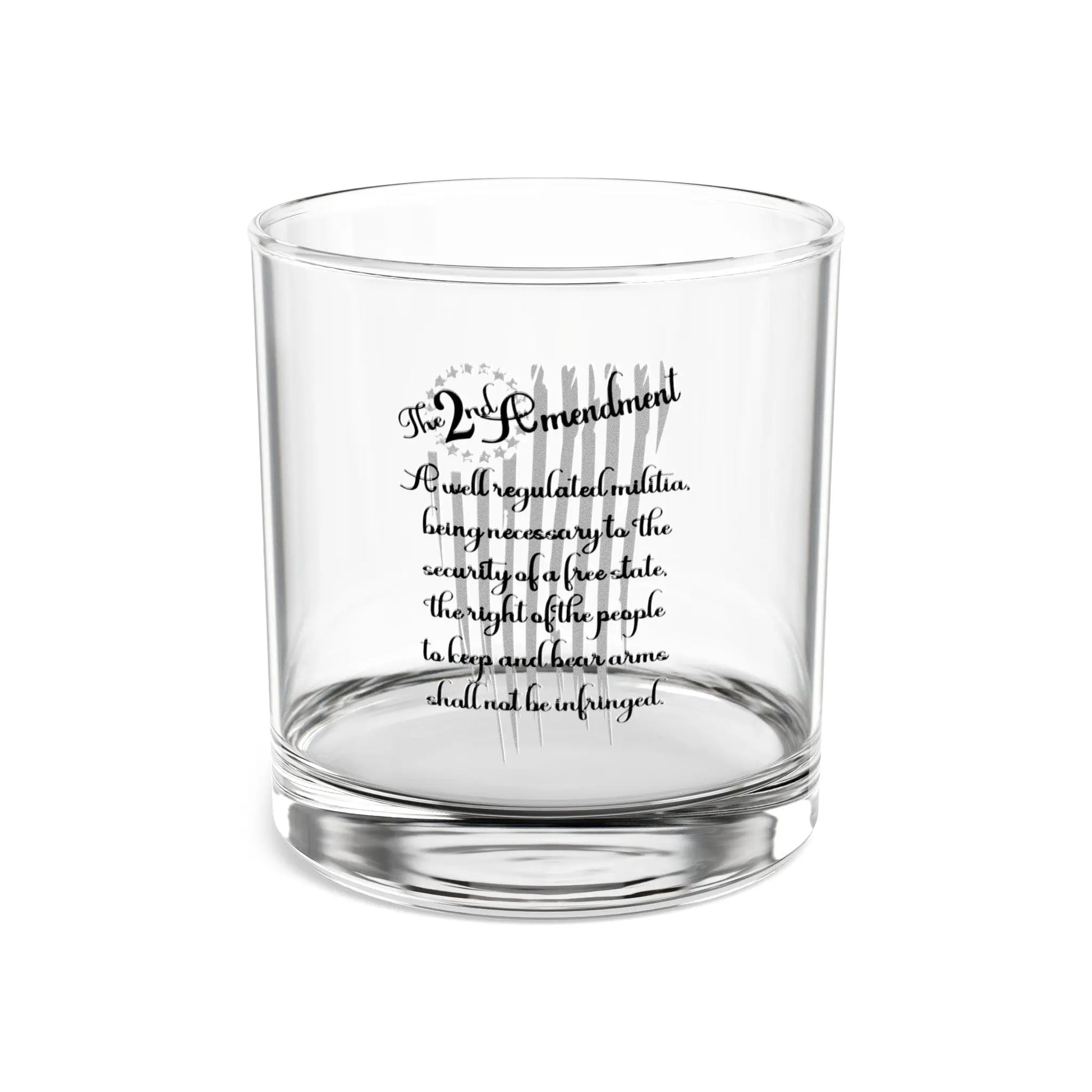 Second Amendment Rocks Glass 10oz - Tumbler World