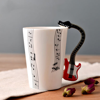 Musical Instrument Mug with Guitar Handle - Tumbler World