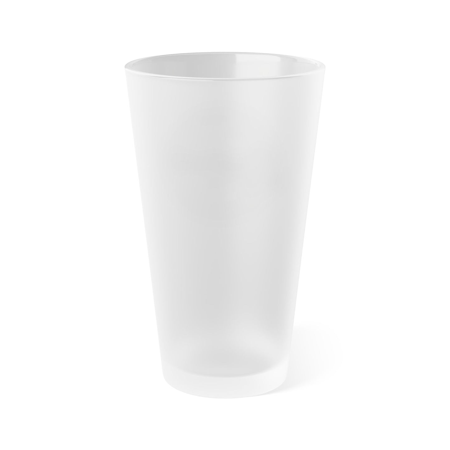 The Legend Has Retired Frosted Pint Glass, 16oz