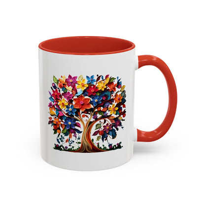 Tree of Life Ceramic Mug Coffee Mug (11, 15oz)