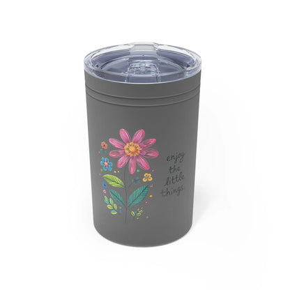 11oz Insulated Tumbler - Enjoy the Little Things Mug Tumbler World Grey 11oz 