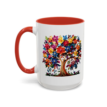 Tree of Life Ceramic Mug Coffee Mug (11, 15oz)