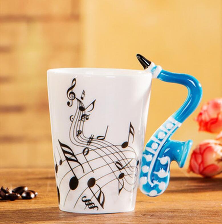 Musical Instrument Mug with Guitar Handle - Tumbler World