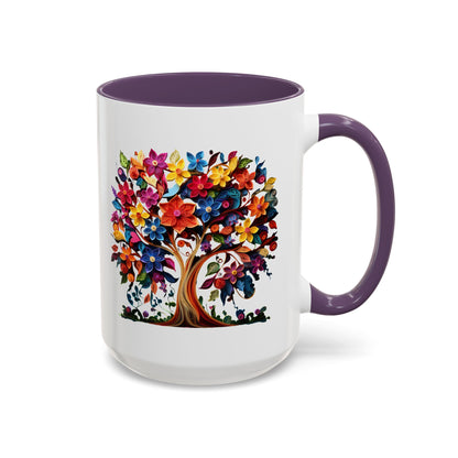 Tree of Life Ceramic Mug Coffee Mug (11, 15oz)