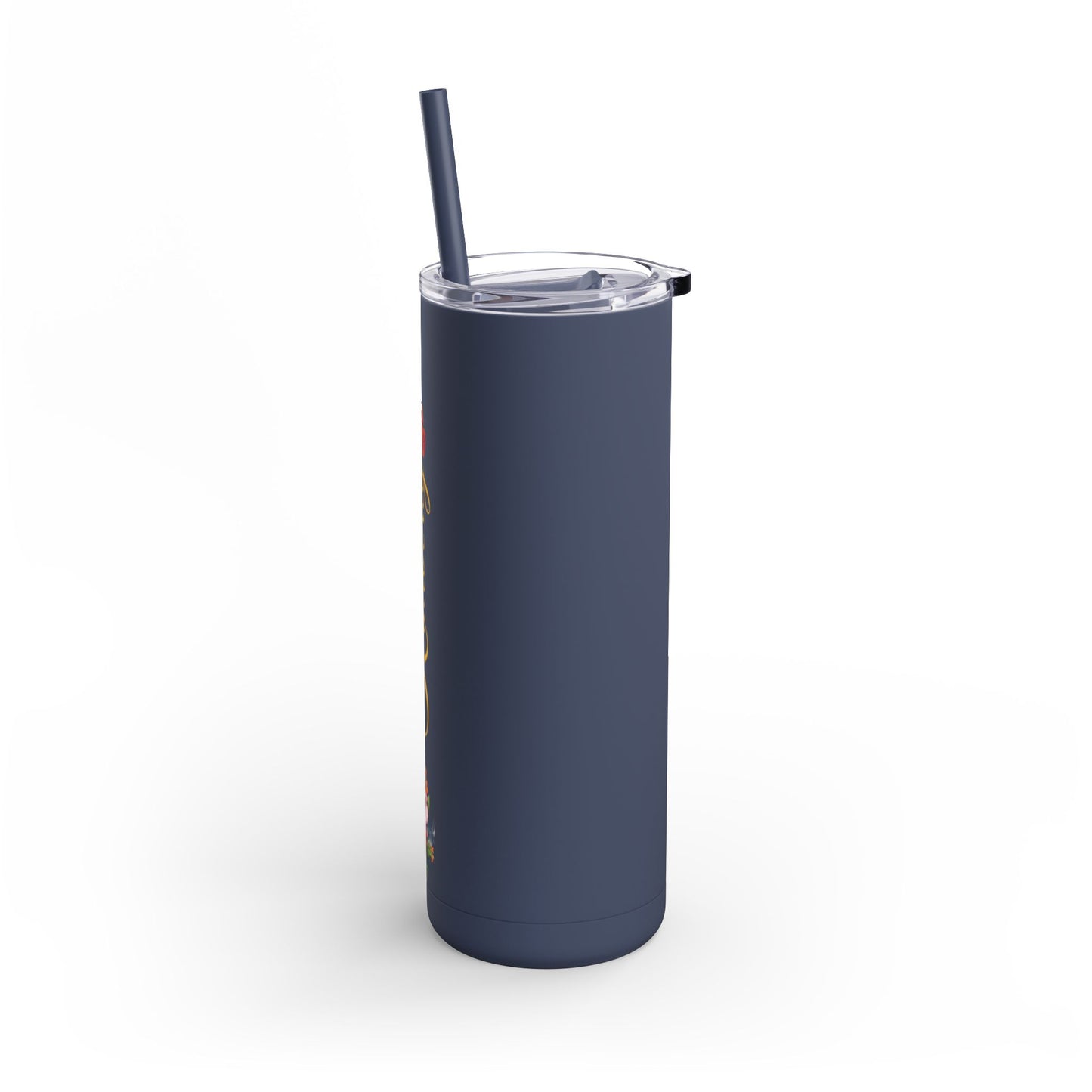 Personalized Skinny Tumbler with straw 20oz - Tumbler World