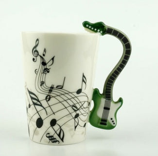 Musical Instrument Mug with Guitar Handle - Tumbler World