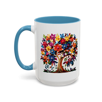 Tree of Life Ceramic Mug Coffee Mug (11, 15oz)