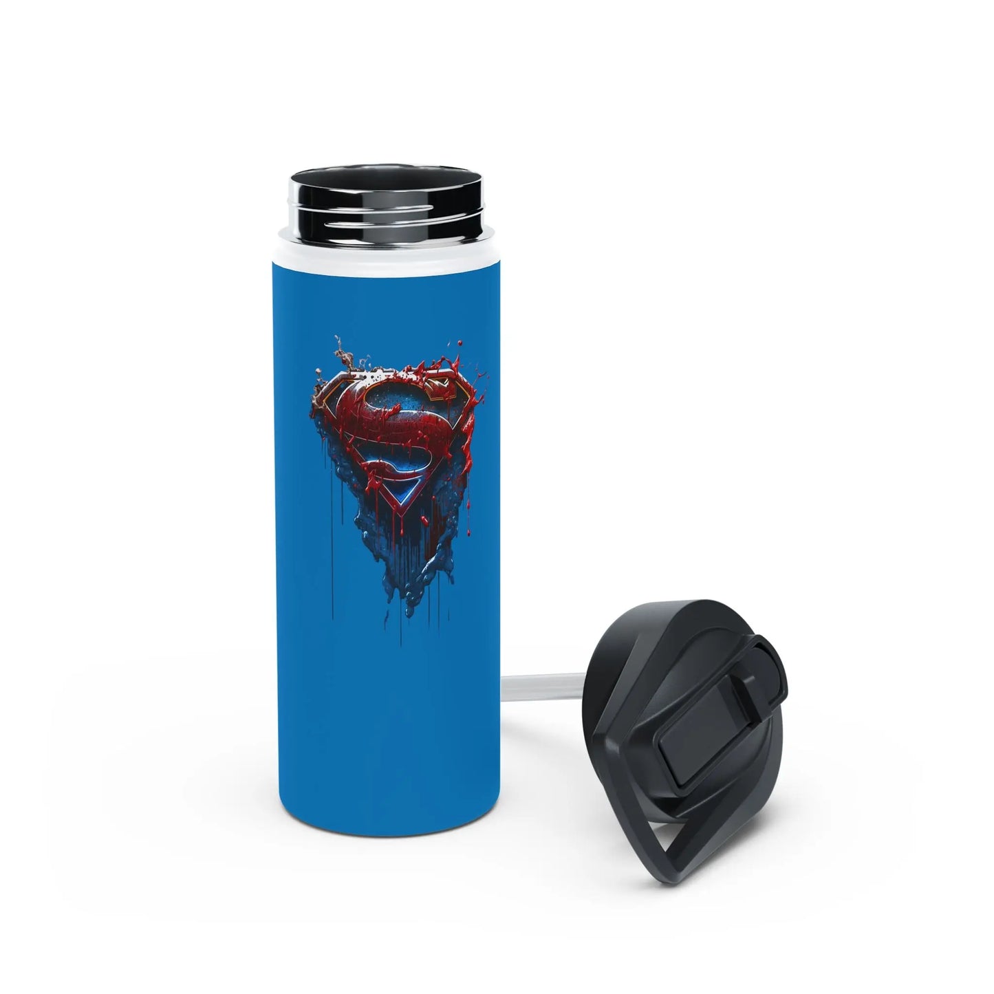 Superman water bottle stainless steel - Tumbler World