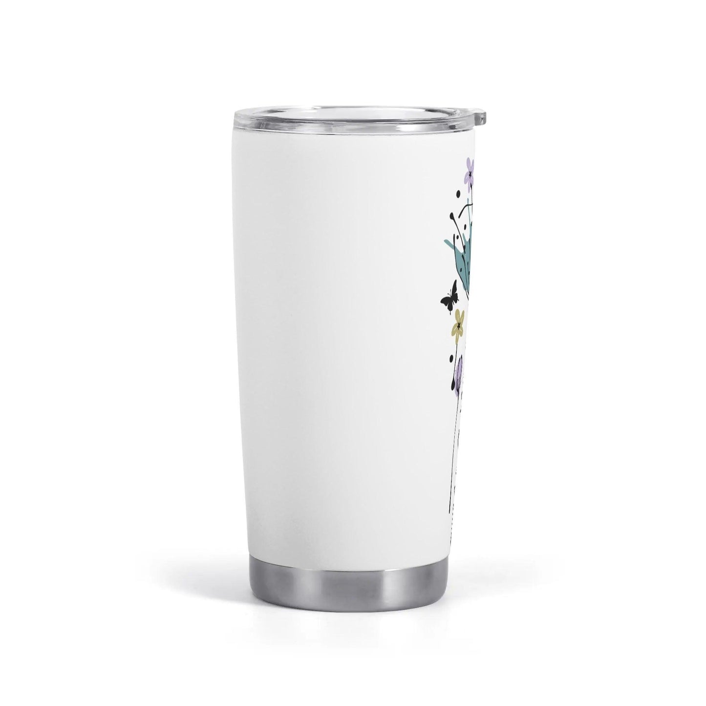 Mama Tumbler 20oz - Stainless Steel, Insulated with Butterfly Design Tumblers Tumbler World 