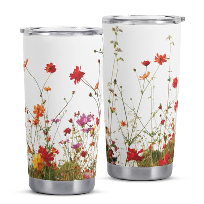 Floral Tumbler 20oz - Tumbler World