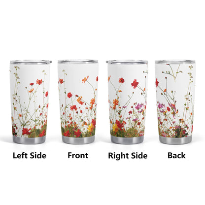 Floral Tumbler 20oz - Tumbler World