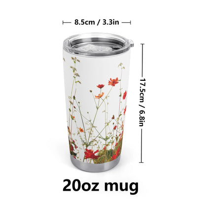 Floral Tumbler 20oz - Tumbler World