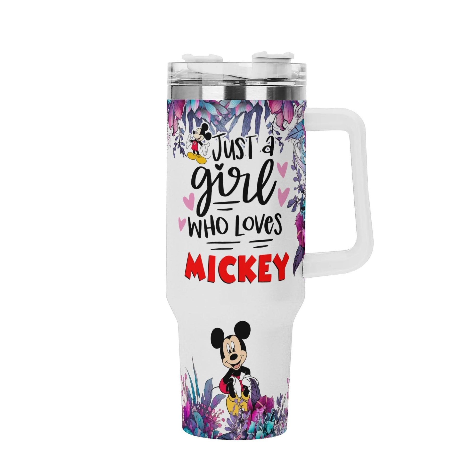 Just a Girl Who Loves Mickey Tumbler - 40 oz - Tumbler World