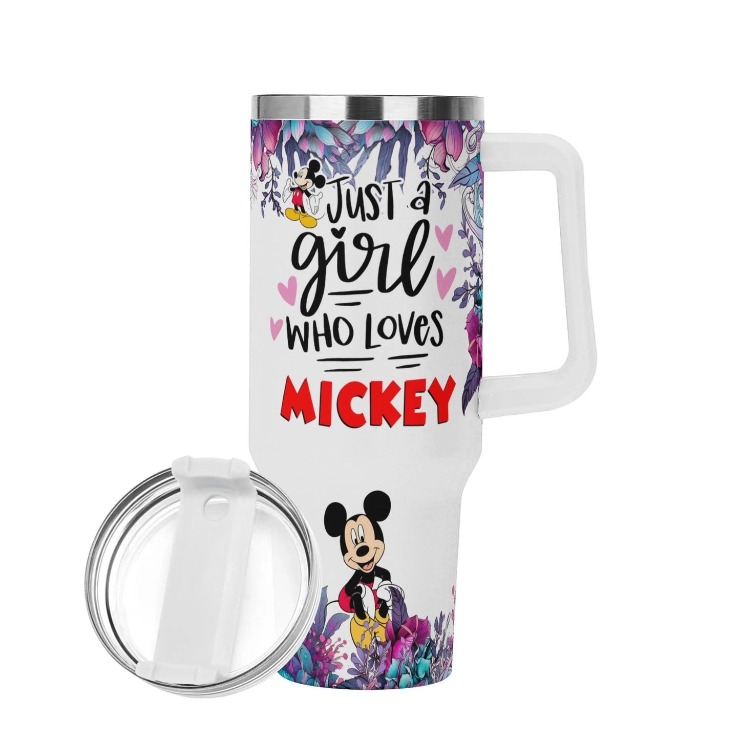 Just a Girl Who Loves Mickey Tumbler - 40 oz - Tumbler World