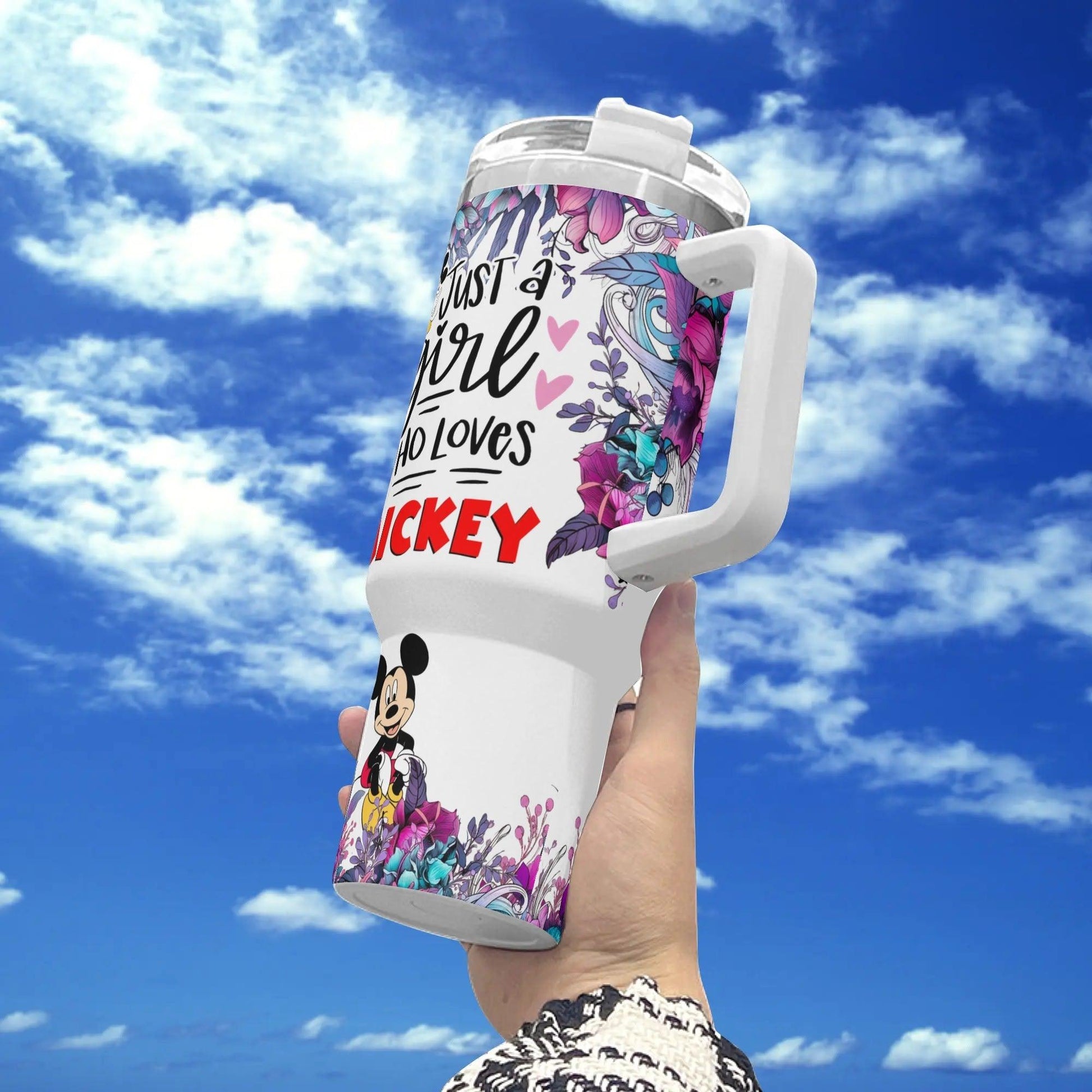 Just a Girl Who Loves Mickey Tumbler - 40 oz - Tumbler World