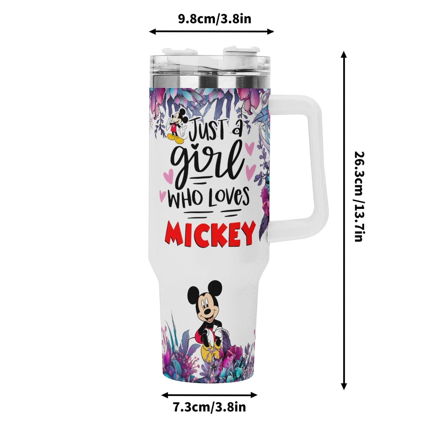 Just a Girl Who Loves Mickey Tumbler - 40 oz - Tumbler World