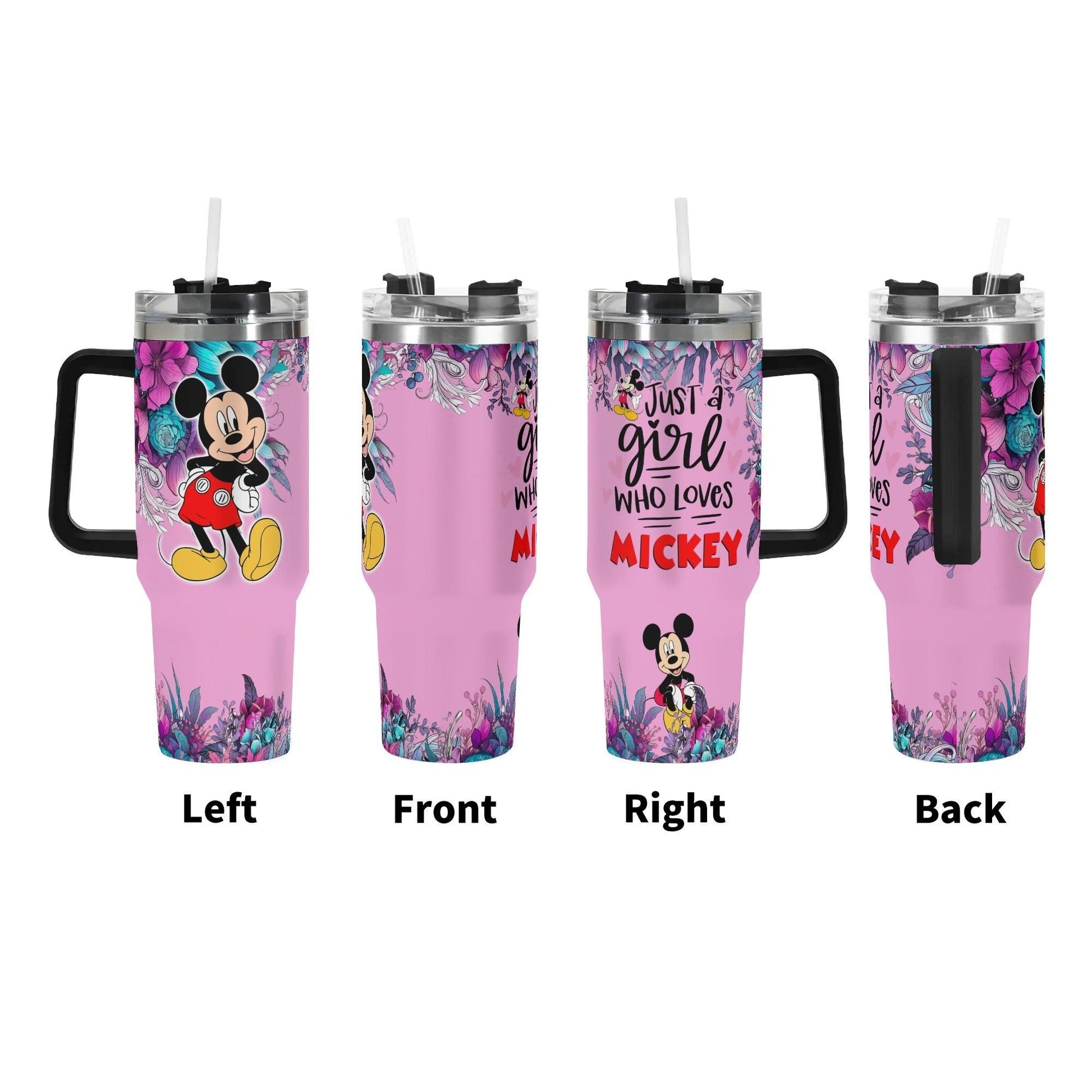 Just a girl who loves Mickey tumbler 40oz - Tumbler World