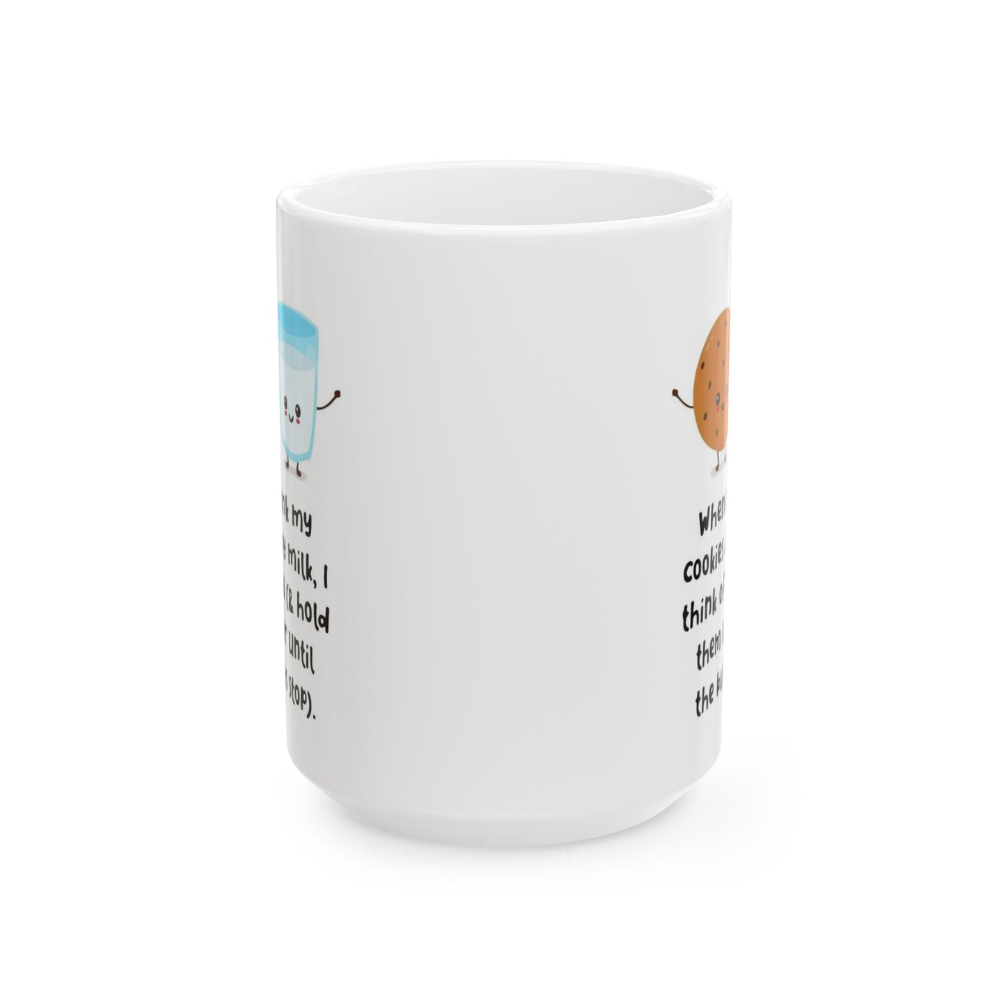 Cookies and Milk: Dark Humor coffee mug