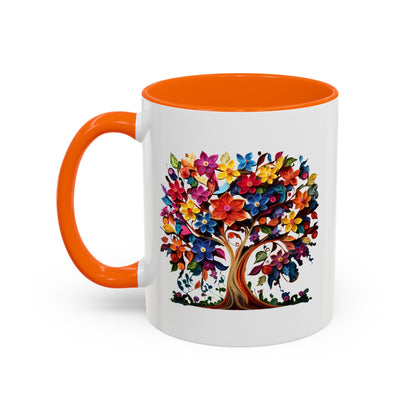 Tree of Life Ceramic Mug Coffee Mug (11, 15oz)