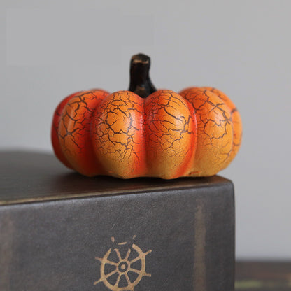 New Halloween Pumpkin Lantern Simulation Pumpkin LED Candle Lamp Resin Luminous Pumpkin - Tumbler World