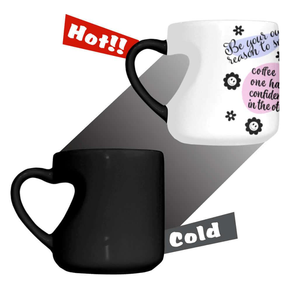 Heat changing ceramic mug Mugs Tumbler World 