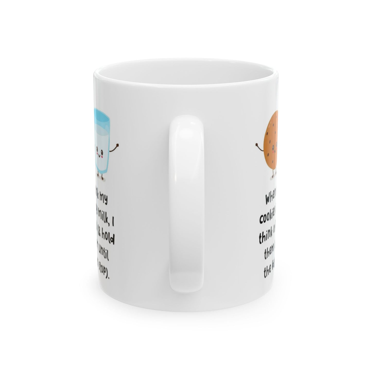 Cookies and Milk: Dark Humor coffee mug