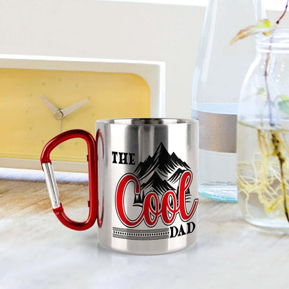 The cool dad carabiner camping mug Mugs Tumbler World 