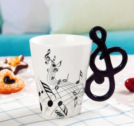 Musical Instrument Mug with Guitar Handle - Tumbler World