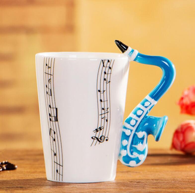 Musical Instrument Mug with Guitar Handle - Tumbler World