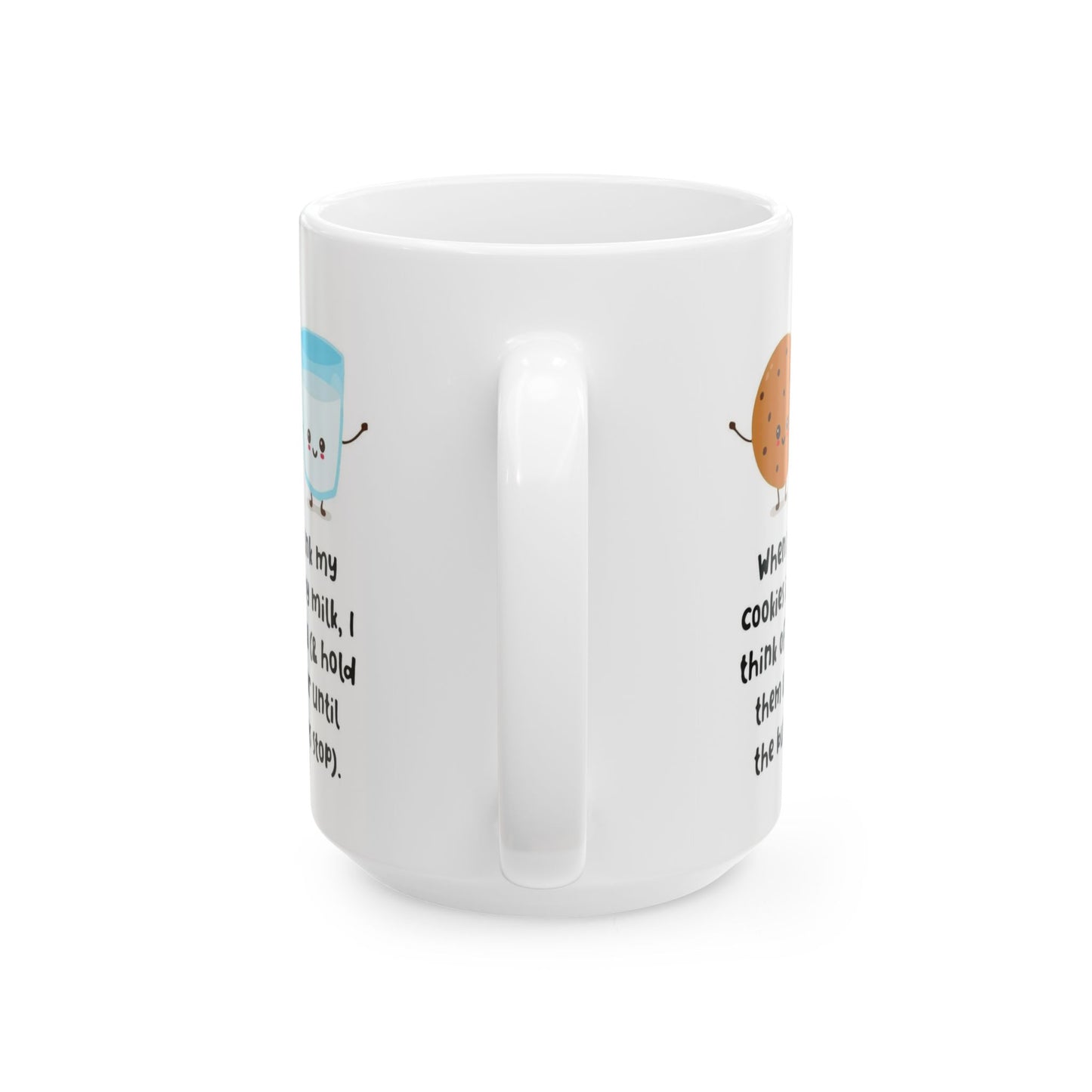 Cookies and Milk: Dark Humor coffee mug