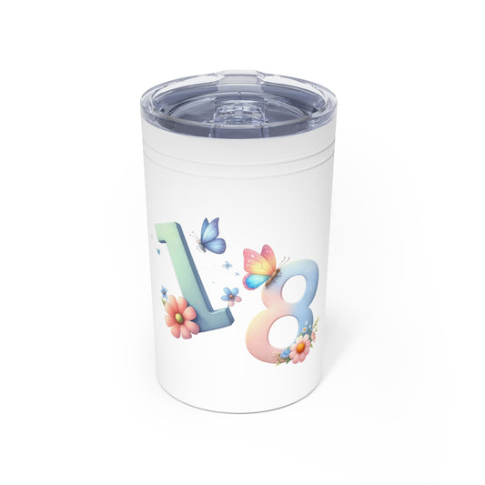 Custom Tumbler 11oz - Personalized Age Design - Tumbler World