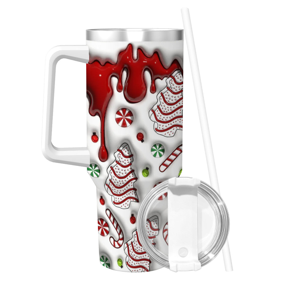  40oz stainless steel tumbler - Christmas Edition