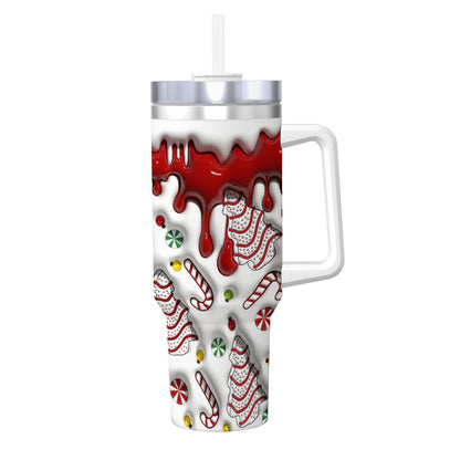  40oz stainless steel tumbler - Holiday Edition