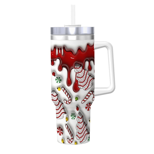  40oz stainless steel tumbler - Holiday Edition