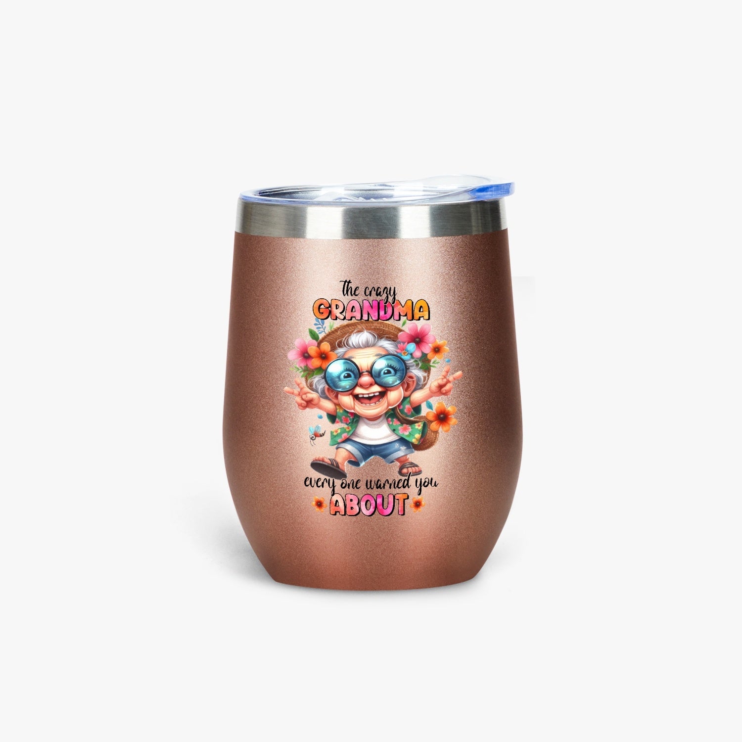 The Crazy Grandma Everyone Warned You About - Insulated Tumbler - Tumbler World