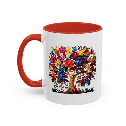 Tree of Life Ceramic Mug Coffee Mug (11, 15oz)