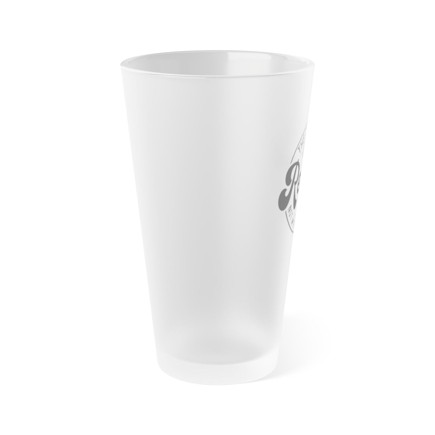 The Legend Has Retired Frosted Pint Glass, 16oz