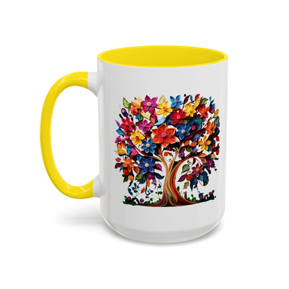 Tree of Life Ceramic Mug Coffee Mug (11, 15oz)