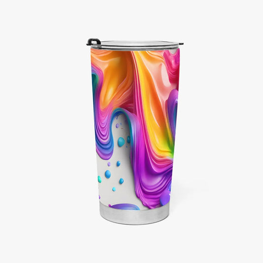 Vibrant Rainbow Swirl 20 oz Tumbler - Tumbler World