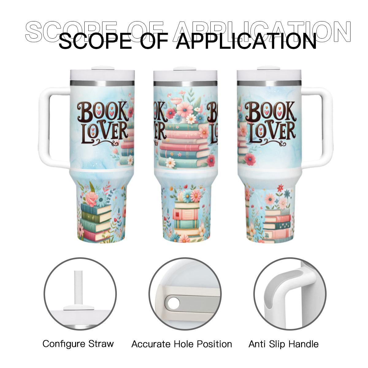 Book lover tumbler 40oz Tumblers Tumbler World 