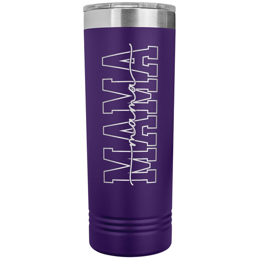 Purple Mama Skinny Tumbler 22oz