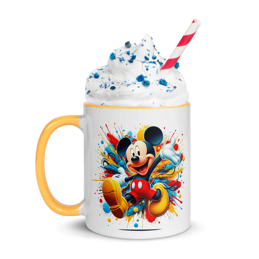 Mickey Mouse Coffee Mug with Color Inside - Tumbler World