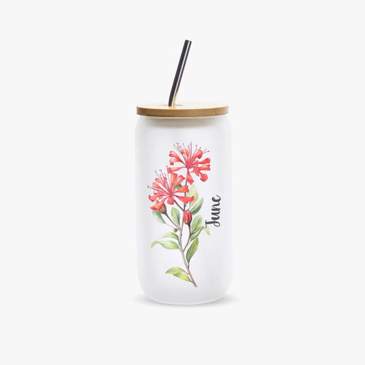 Personalized Frosted Glass Can Tumbler Tumbler Tumbler World 17oz/500ml 