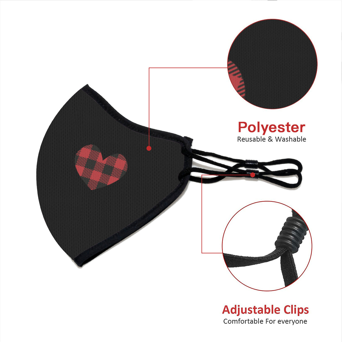 Protective Adjustable Face Masks