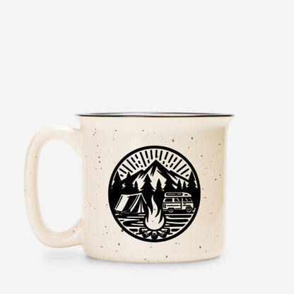 Speckled Ceramic Camp Mug 