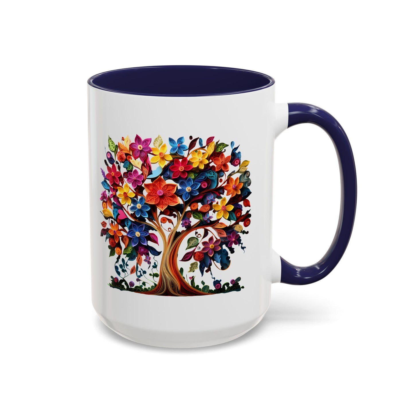 Tree of Life Ceramic Coffee Mug 15oz