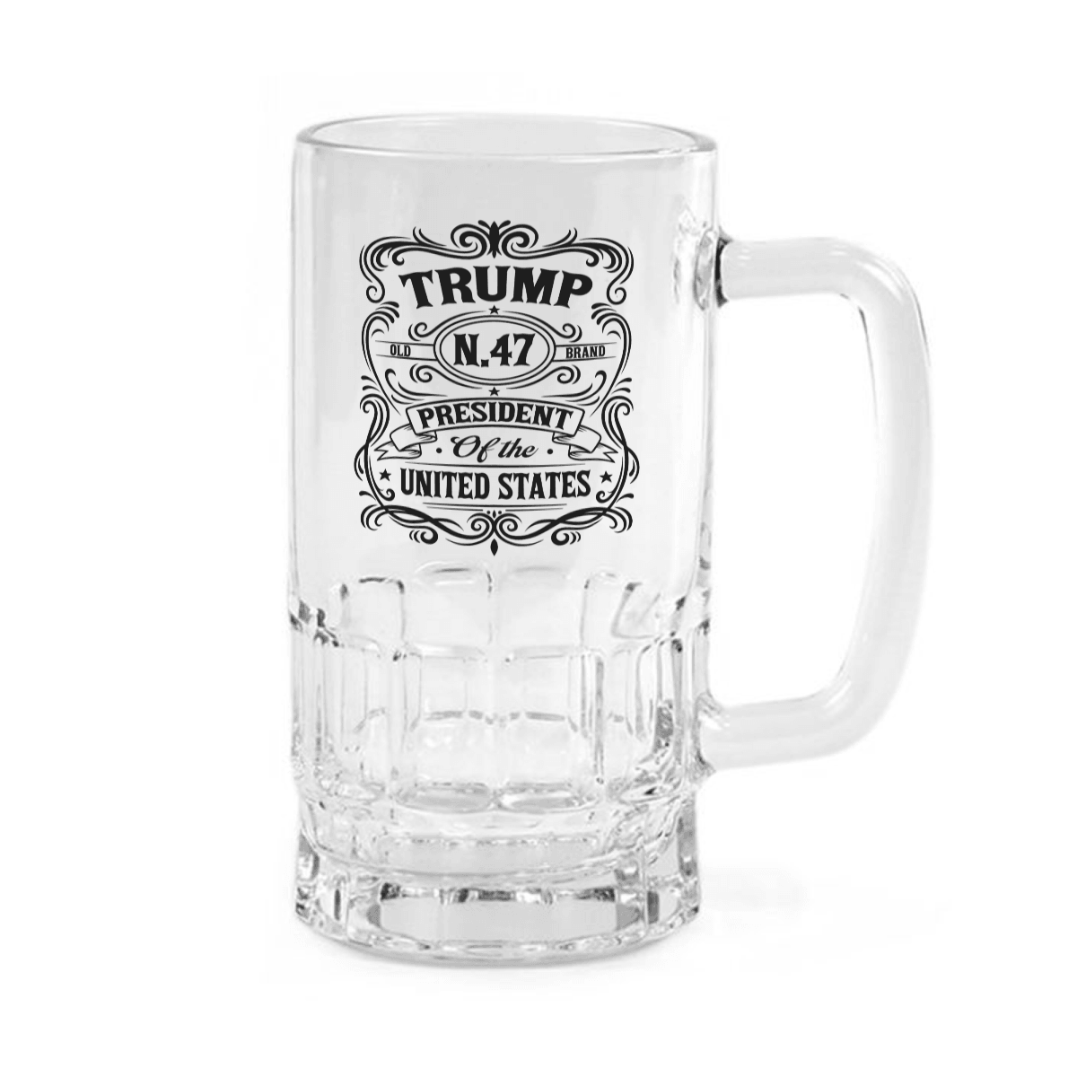 Trump 47 beer glass