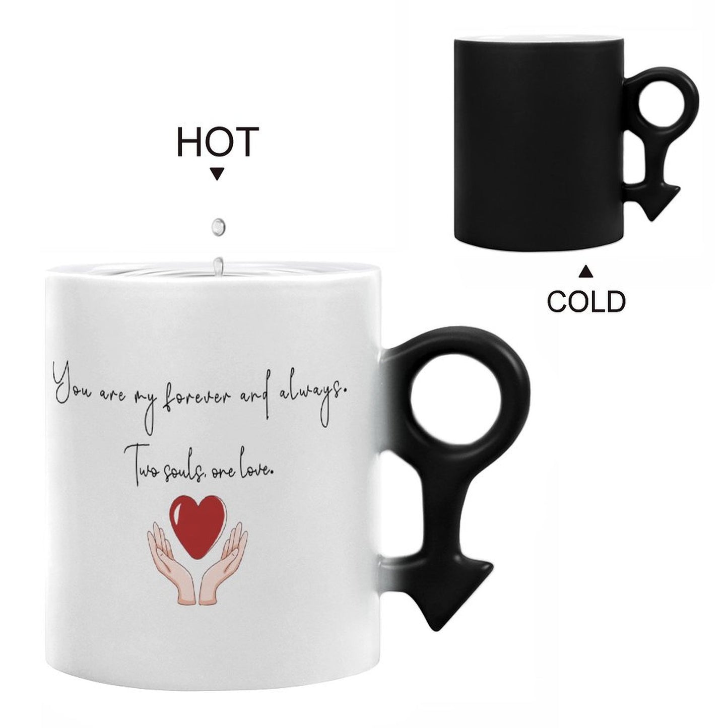 Two Souls, One Love Coffee Mug 