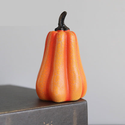 New Halloween Pumpkin Lantern Simulation Pumpkin LED Candle Lamp Resin Luminous Pumpkin - Tumbler World