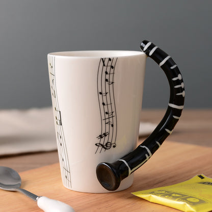 Musical Instrument Mug with Guitar Handle - Tumbler World